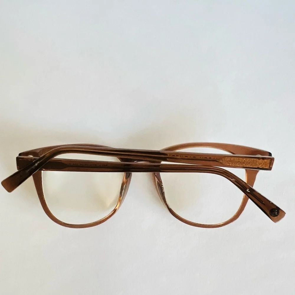 Warby Parker Bell 261 Eyeglass Frame in Light Brown.